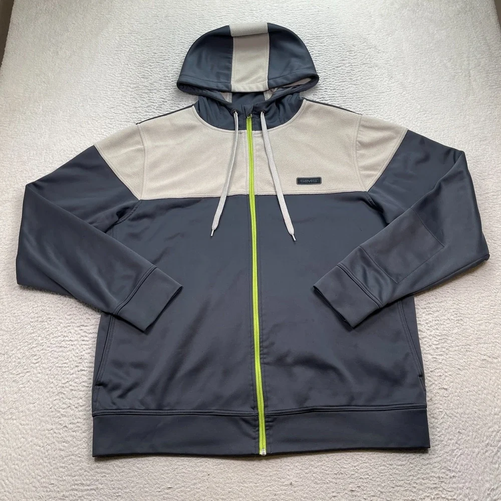 SIMS Jacket Men's Size XL Colorblock Full Zip Hoodie
